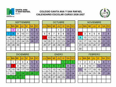 Calendario escolar 2026/2027